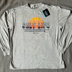 Boy’s Salt Life Long Sleeve Cotton Shirt